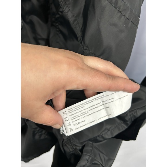 ELESOL Black Longline Windbreaker Jacket XL Gorpcore Minimalist Utility Parka - Picture 9 of 12